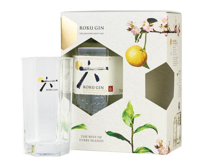 COFFRET ROKU + 1 VERRE / GIN / 70 CL / 43°