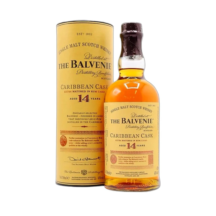 14 ANS 'CARIBEAN RUM CASK' / WHISKY / 70 CL / 43°
